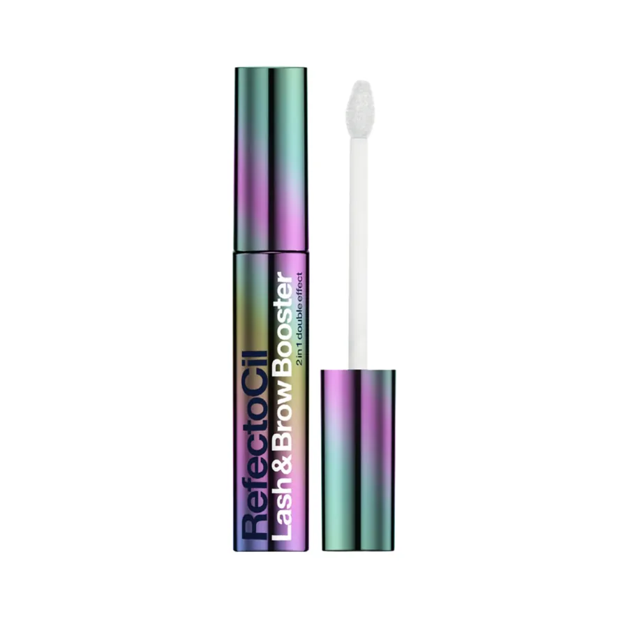 RefectoCil Lash & Brow Booster — flacone del siero per ciglia su fondo bianco
